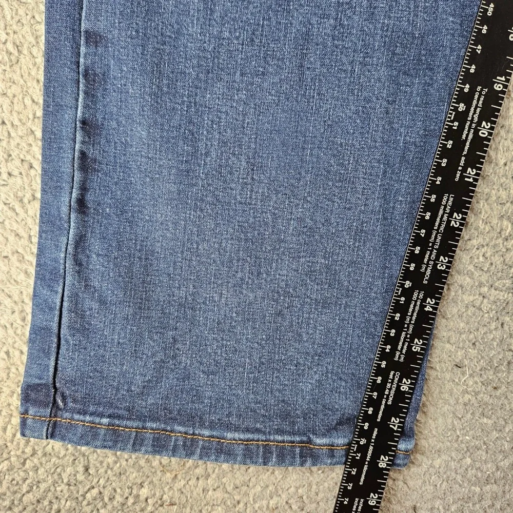 Wrangler Relaxed Boot Cut Jeans Mens 36x30 Dark Wash Blue Stretch‎ Western Chore